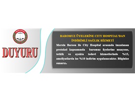 BAROMUZ ÜYELERİNE CITY HOSPITAL’DAN İNDİRİMLİ SAĞLIK HİZMETİ