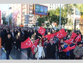 Başkanımız, Mersin'in Kurtuluş Günü Törenine Katıldı.