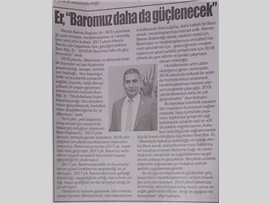 BASINDA BAROMUZ (Başkanımızın Yeni Yıl Mesajı)