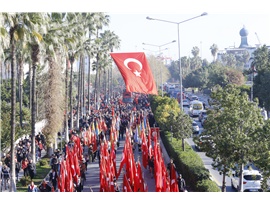 MERSİN'İMİZİN KURTULUŞUNU COŞKUYLA KUTLADIK
