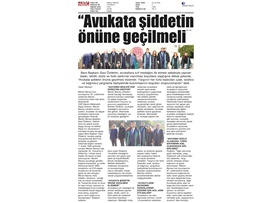 Mersin Barosu'nun kuruluşunun 97. yıldönümü töreni