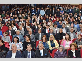 Baro Başkanımız ,Mersin Büyük Şehir Belediyesinin 3 yıllık hizmet ve yeni projeleri programına katıldı