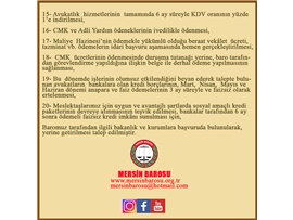 CORONA TEDBİRLERİ KAPSAMINDA BAROMUZ TARAFINDAN BAKANLIKLARA VE KURUMLARA YAPILAN GİRİŞİMLER