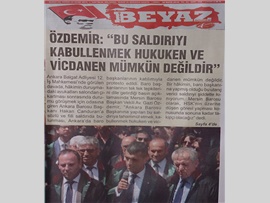 BASINDA BAROMUZ (Ankara Barosu Başkanına Yapılan Saldırı Protesto Edildi)