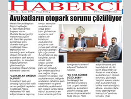 BASINDA BAROMUZ (Eski Adliye'de Avukatların Otopark Sorunu Çözülecek)