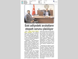 BASINDA BAROMUZ (Eski Adliye'de Avukatların Otopark Sorunu Çözülecek)