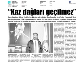 BASINDA BAROMUZ (Kaz Dağları Geçilmez)