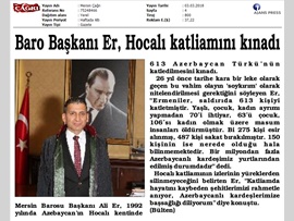 BASINDA BAROMUZ (Baro Bşk. Er, Hocalı Katliamını Kınadı)