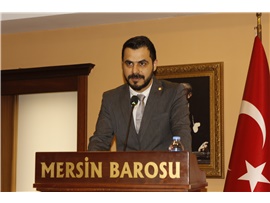 MERSİN BAROSU 2021-2022 YILI STAJ EĞİTİMİ İKİNCİ DÖNEM AÇILIŞI YAPILDI