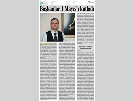 1 MAYIS GAZETELER