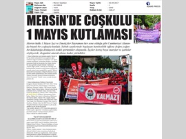 1 MAYIS GAZETELER