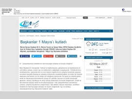 1 MAYIS GAZETELER
