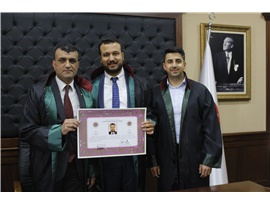 STAJYER AVUKATLARIMIZ CÜBBE GİYDİ