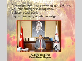 BARO BAŞKANIMIZ RAMAZAN BAYRAMI'NI YAZDIĞI ŞİİRLE KUTLADI