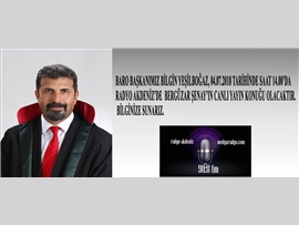 MERSİN BARO BŞK. BİLGİN YEŞİLBOĞAZ