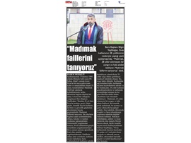 Yeşilboğaz 'Madımak faillerini tanıyoruz'