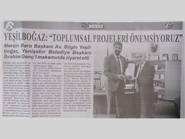 BASINDA BAROMUZ (Akdeniz Güçlenirse Mersin Kalkınır)