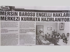 BASINDA BAROMUZ (Akdeniz Güçlenirse Mersin Kalkınır)