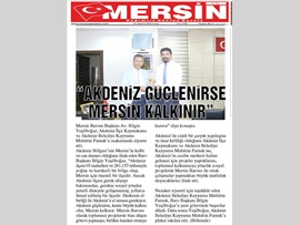 BASINDA BAROMUZ (Akdeniz Güçlenirse Mersin Kalkınır)