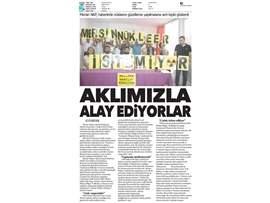 BASINDA BAROMUZ (NKP'nin Basın Açıklamasına Başkanımızdan Destek)