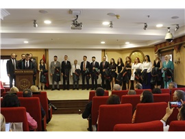 37 STAJYER AVUKATIMIZ CÜBBE GİYDİ