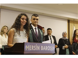 37 STAJYER AVUKATIMIZ CÜBBE GİYDİ