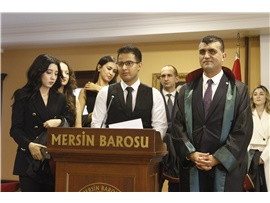 37 STAJYER AVUKATIMIZ CÜBBE GİYDİ