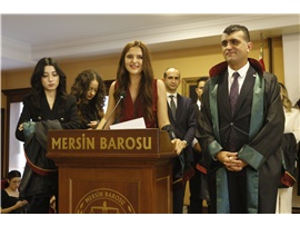37 STAJYER AVUKATIMIZ CÜBBE GİYDİ