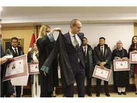 37 STAJYER AVUKATIMIZ CÜBBE GİYDİ