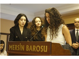 37 STAJYER AVUKATIMIZ CÜBBE GİYDİ