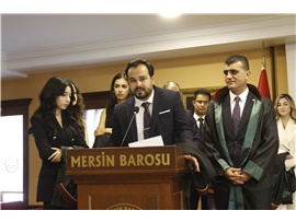 37 STAJYER AVUKATIMIZ CÜBBE GİYDİ
