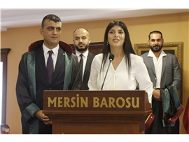 37 STAJYER AVUKATIMIZ CÜBBE GİYDİ