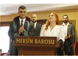 37 STAJYER AVUKATIMIZ CÜBBE GİYDİ
