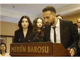 37 STAJYER AVUKATIMIZ CÜBBE GİYDİ