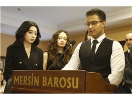 37 STAJYER AVUKATIMIZ CÜBBE GİYDİ