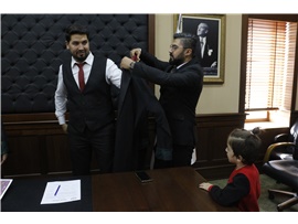 37 STAJYER AVUKATIMIZ CÜBBE GİYDİ