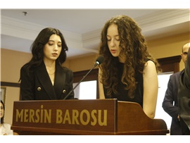 37 STAJYER AVUKATIMIZ CÜBBE GİYDİ