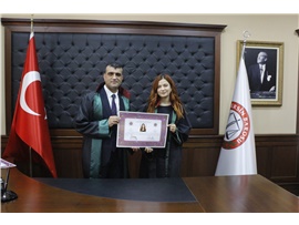 37 STAJYER AVUKATIMIZ CÜBBE GİYDİ