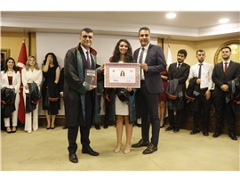 37 STAJYER AVUKATIMIZ CÜBBE GİYDİ