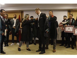 37 STAJYER AVUKATIMIZ CÜBBE GİYDİ