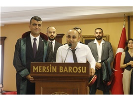 37 STAJYER AVUKATIMIZ CÜBBE GİYDİ