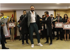 37 STAJYER AVUKATIMIZ CÜBBE GİYDİ