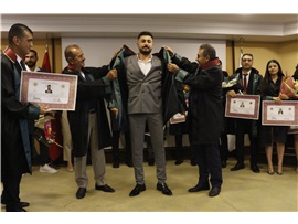 37 STAJYER AVUKATIMIZ CÜBBE GİYDİ