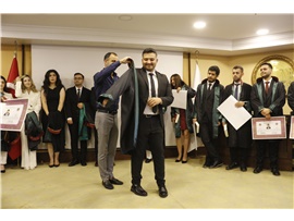 37 STAJYER AVUKATIMIZ CÜBBE GİYDİ