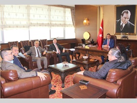 ZİYARET- MEP Başkanı ve Yönetimi Başkanımızı Makamında Ziyaret Ettiler.