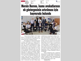 BASINDA BAROMUZ (Avukatlara Ek Gösterge Başvurusu)