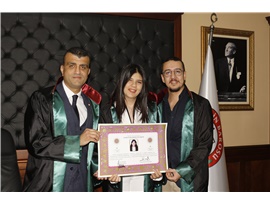 3 STAJYER AVUKATIMIZ CÜBBE GİYDİ