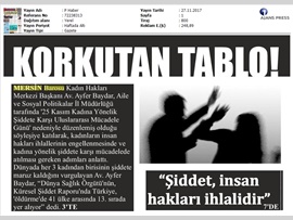BASINDA BAROMUZ (Kadın Hakları Merkezimizin, Kadına Yönelik Şiddet Hakkında Basın Açıklaması)