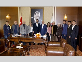 CHP TOROSLAR BLD. BŞK. ADAYI SÜLEYMAN DALKILIÇ’TAN, BARO BAŞKANIMIZ AV. BİLGİN YEŞİLBOĞAZ’A ZİYARET