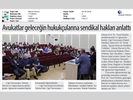 BASINDA BAROMUZ (Avukatlar Geleceğin Hukukçularına Sendikal Hakları Anlattı)